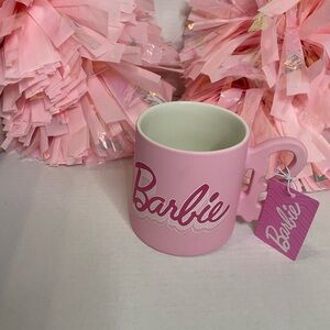 Barbie pink and white coffee mug 21 oz